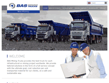 Tablet Screenshot of basminingtrucks.com